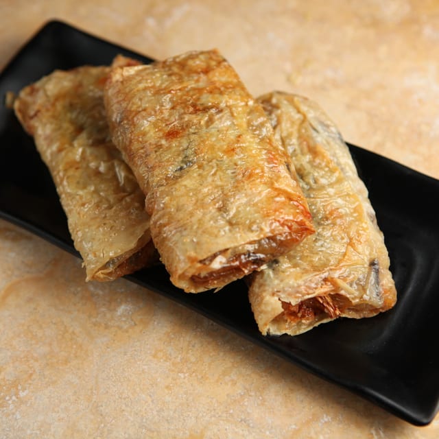 Vegetarian Tofu Skin Rolls.
