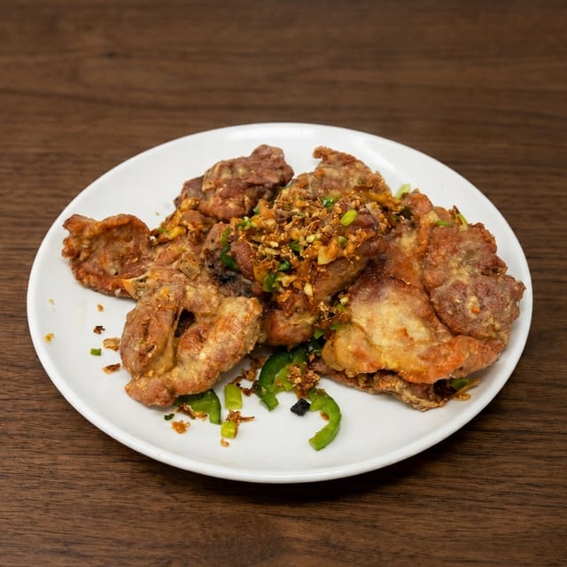 Salt and Pepper Pork Chop.