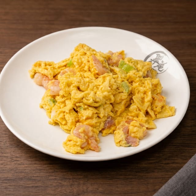 Scrambled Egg with Shrimp.