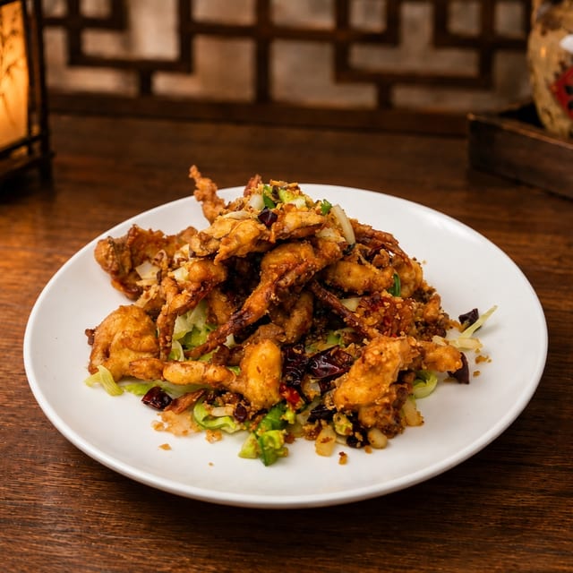 Soft Shell Crab in Hong Kong Style.