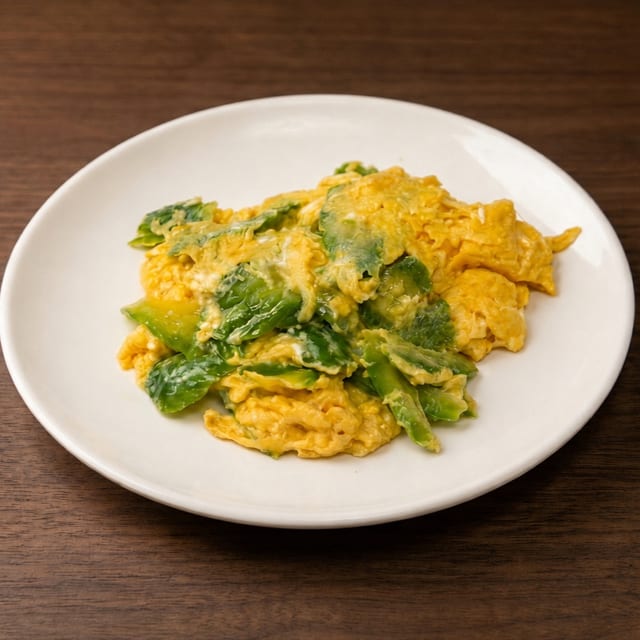 Egg and Bitter Melon.
